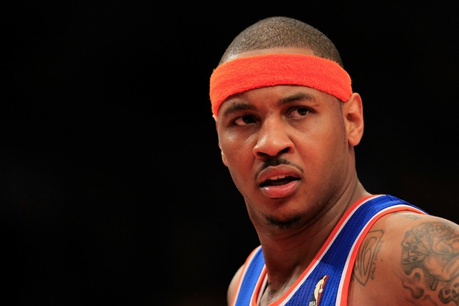 carmelo anthony tattoos on his arms. “WB” tattoo, in his first